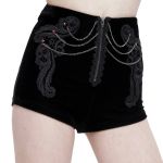 Short 'Artemis' en Velours Noir