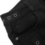 Black 'Ragged' Gothic Shorts