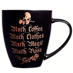 Mug 'Black Coffee, Black Clothes'