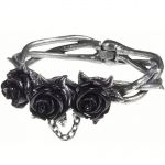 Wild Black Rose Bangle