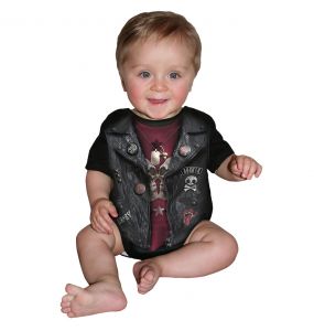 Body pour Bébé 'Baby Biker' Noir