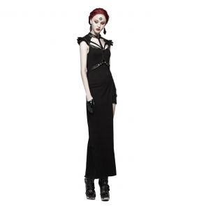 Women's Black 'Stiletto' Gloves