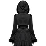 Black Gothic Lolita Hooded 'Melissa' Bolero