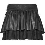 Black 'Norra' Mini-Skirt
