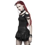 Black 'Norra' Mini-Skirt