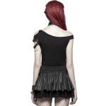 Black 'Norra' Mini-Skirt