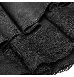 Black 'Norra' Mini-Skirt
