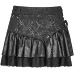 Black 'Norra' Mini-Skirt