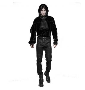 Black 'Florian' Victorian Gothic Pants