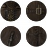 Brown 'Wasteland' Steampunk and Postapocalyptic Coat