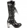 Black Itali and Nomada Leather New Rock Trail High Boots