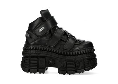Black New Rock Tank Shoes M.WALL285-S1 • The Dark Store™
