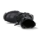 Black Itali and Nomada Leather New Rock Wall Boots