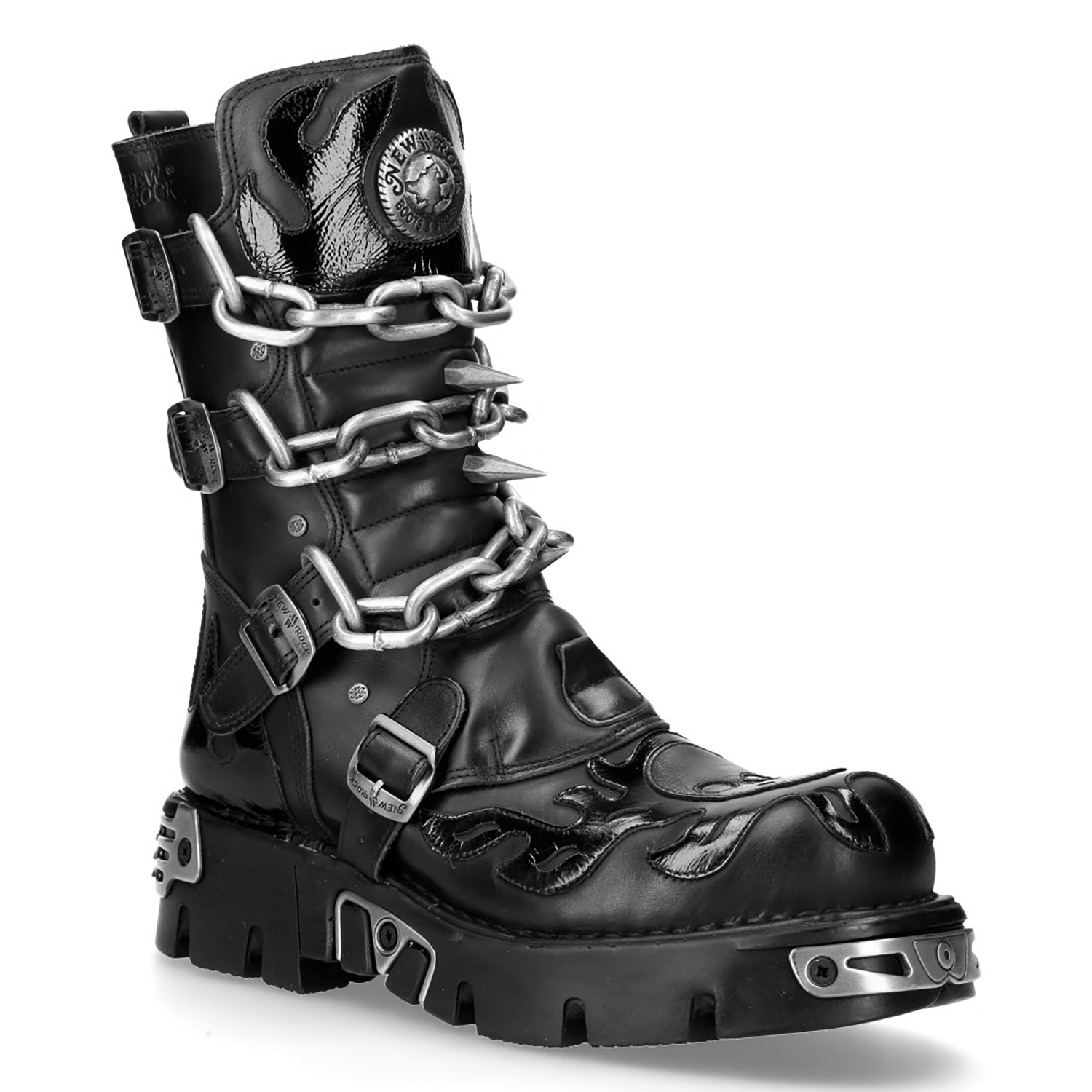New Rock Boots with Chains and M.727-S5 the store™
