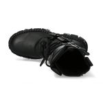 Black Itali and Nomada Leather New Rock Tank Platform Boots