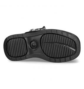 Bottes Plateformes New Rock Metallic en Cuir Noir