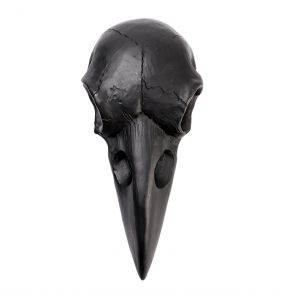 Miroir Compact 'Raven Skull' Noir