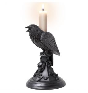 Bougeoir 'Poe's Raven'