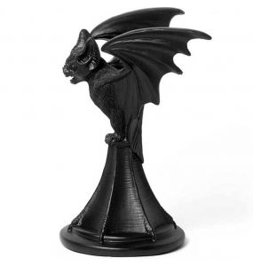 Black 'Vespertilio' Candlestick