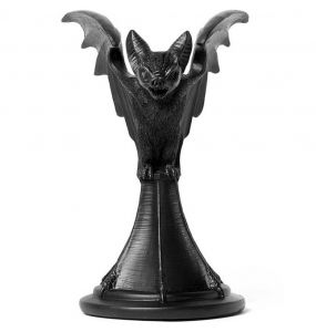 Black 'Vespertilio' Candlestick