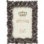 Silver 'Rose' Photo Frame