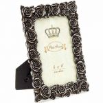 Silver 'Rose' Photo Frame