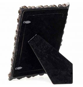 Silver 'Rose' Photo Frame