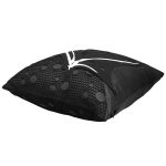 Coussin Imprimé 'Wing Bone' Noir