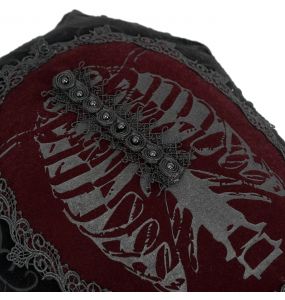 Coussin Cercueil Imprimé 'Skeleton'