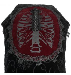 Coussin Cercueil Imprimé 'Skeleton'