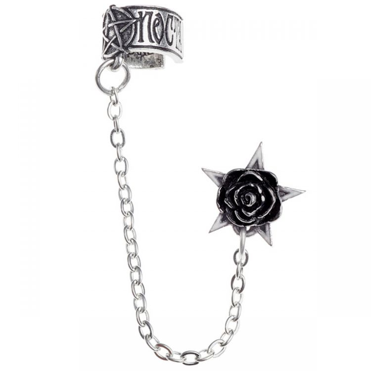 Boucle d'Oreille 'Rosa Nocta'