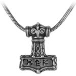 Bindrune Hammer Pendant