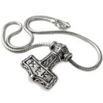 Bindrune Hammer Pendant