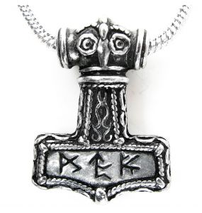 Bindrune Hammer Pendant