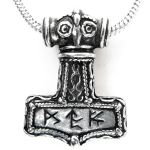 Bindrune Hammer Pendant