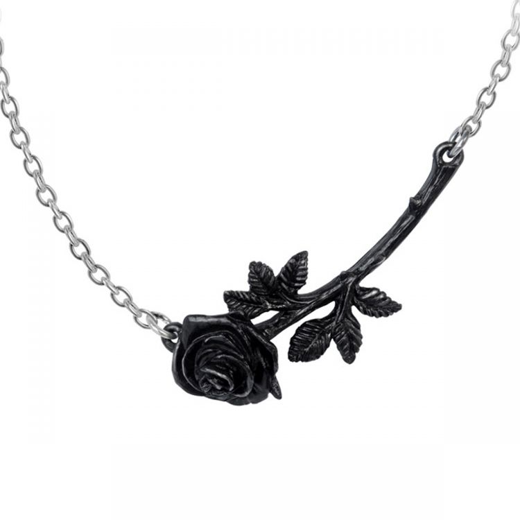 Black Rose Enigma Pendant