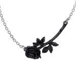 Black Rose Enigma Pendant