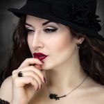 Black Rose Enigma Pendant