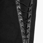 Pantalon 'Punk Spider Mesh' Noir
