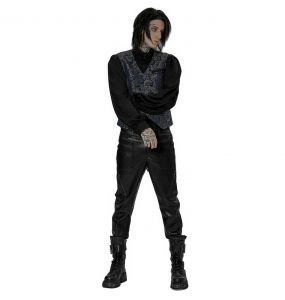 Chemise 'Gothic Dragon' Noire