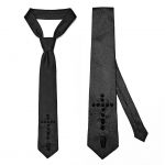 Black Goth Cross Tie