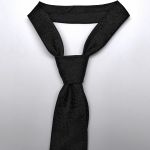 Cravate 'Goth Cross' Noire