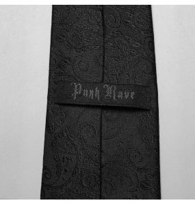 Black Goth Cross Tie