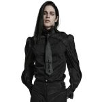 Black Goth Cross Tie