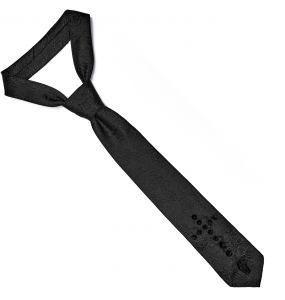 Black Goth Cross Tie