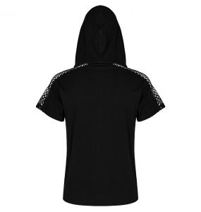 Black 'Alatheus' Hooded T-Shirt