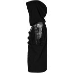 Black 'Alatheus' Hooded T-Shirt