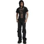 Black 'Alatheus' Hooded T-Shirt