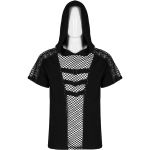 Black 'Alatheus' Hooded T-Shirt
