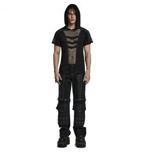 Black 'Godegisel' Detachable Two-In-One Pants